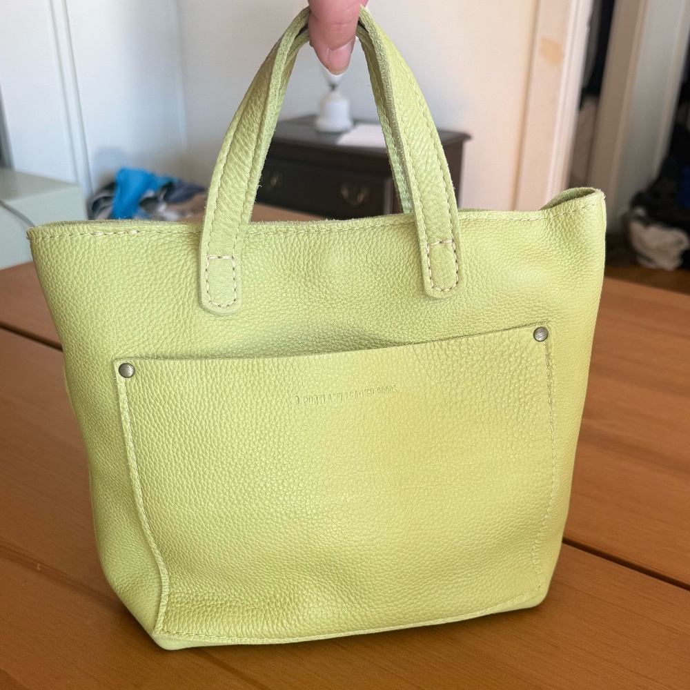 Portland Leather Goods Mini Zip Sugar Snap Crossbody